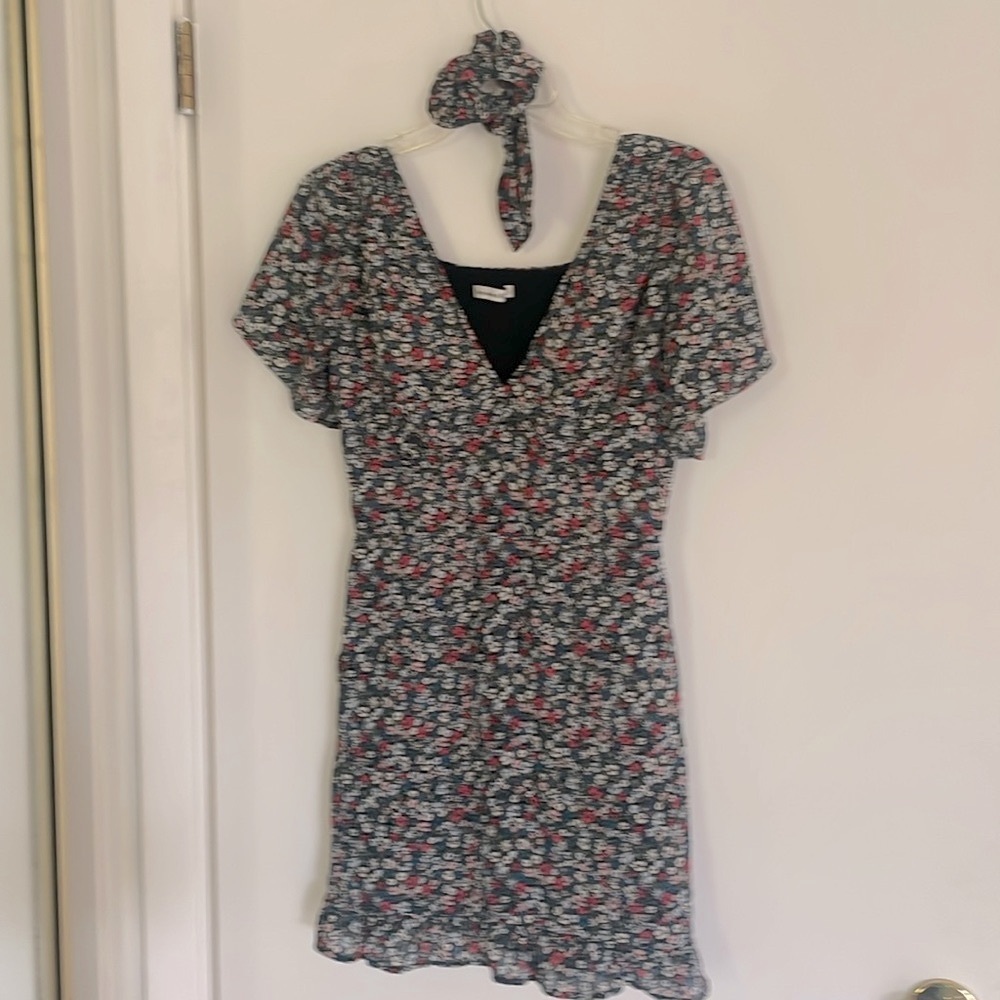 Abercrombie & Fitch Floral Mini Dress + Matching Scrunchie - A&F size XS